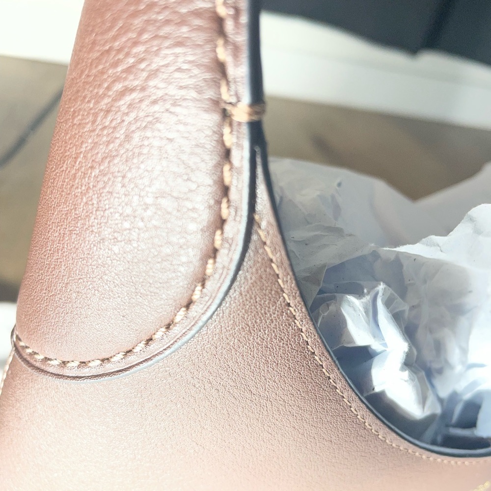 Coach Rich Brown Leather Tote - Picture 4 of 14